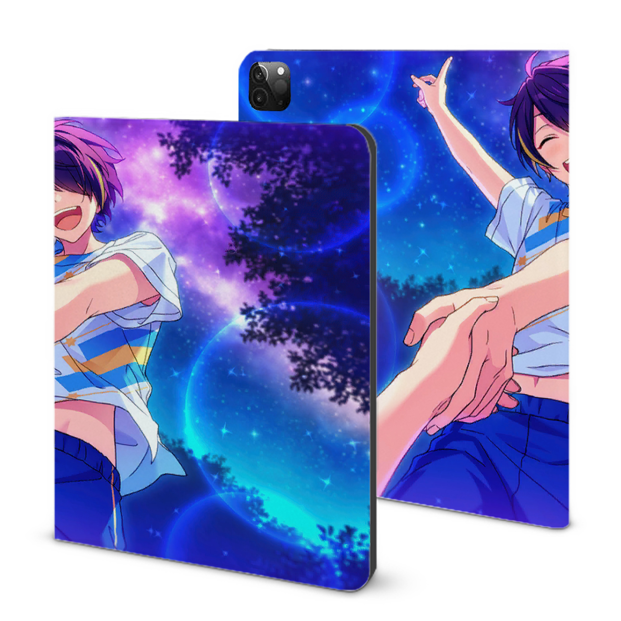 （画像用） あんさんぶるスターズ! Ensemble Stars IPadケース ペンホルダー付き ブックスタイルデザイン